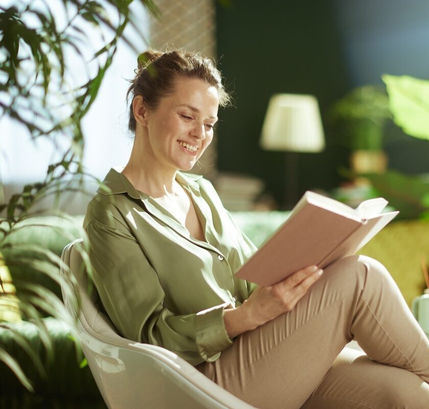 Woman relaxing at home representing the benefits of hrt in Centennial, CO